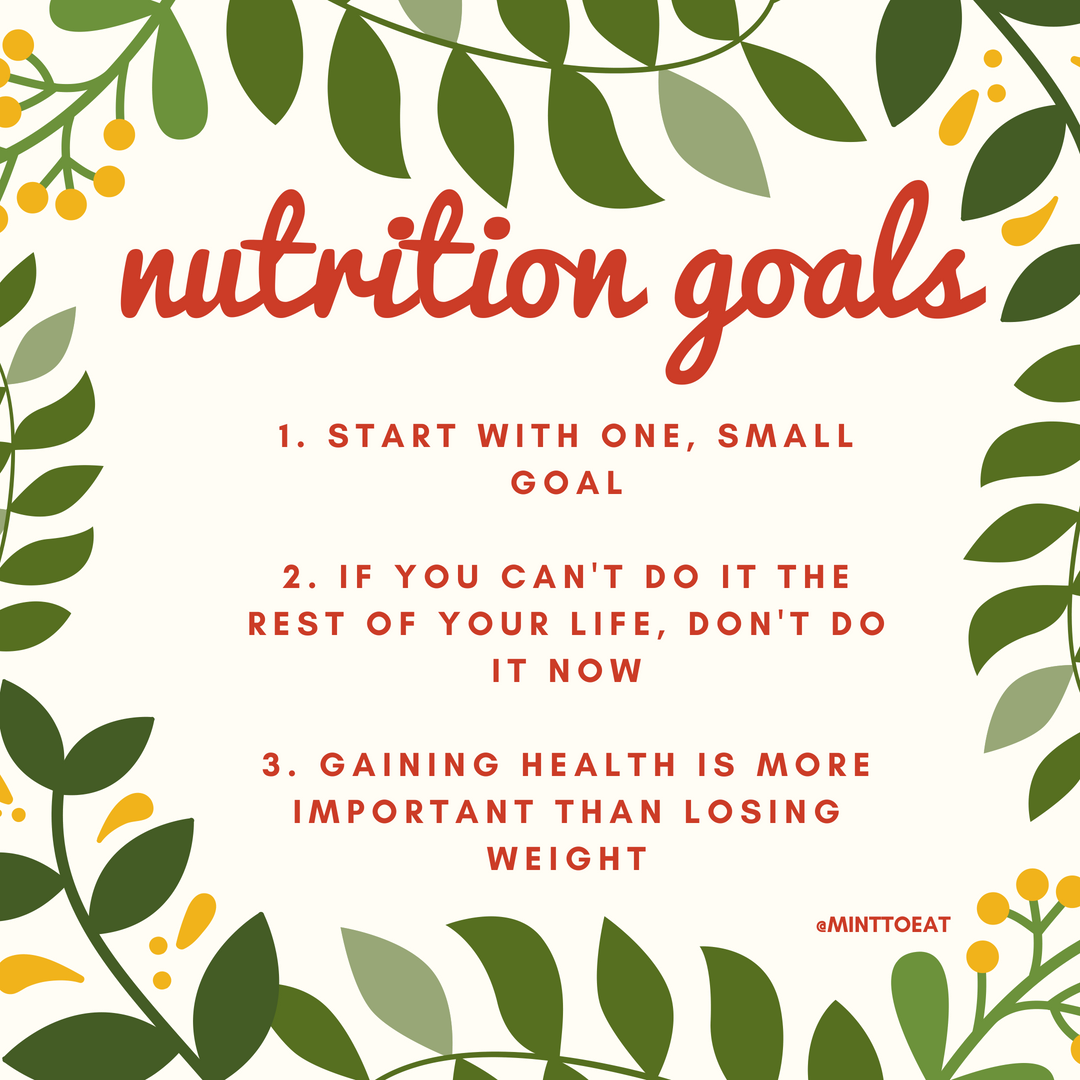 nutrition goals