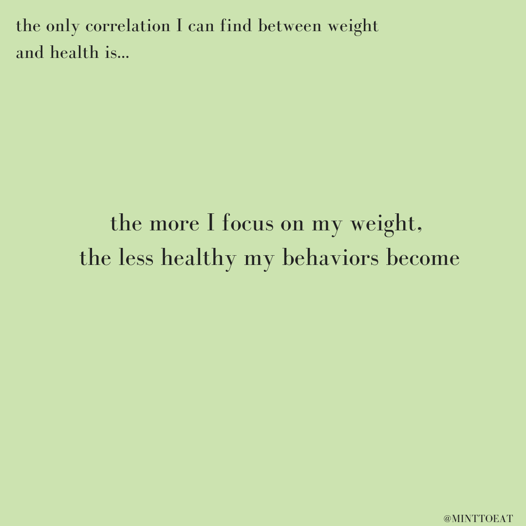 the only correlation I can find between weight and health is...-2